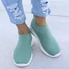 Shoe Sock 2021 Knit Paris Trainers Original Luxury Designer Womens Sneakers High Top Quality Mesh Casual Shoes 6 Colors 04