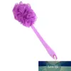 Lange handvat Bath Gekozen Borstel Opknoping Zachte Mesh Spons Back Body Hanging Douche Scrubber Loofah Bad Tool Badkamer Accessoire