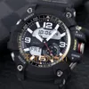 Röd ny ankomstserie Dual Display Watches Luminous Sports Casual Student All Functions Work Auto Light Watch ReloJ HOMBRE WRISTW248X