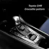 Adesivi Per Toyota CHR 20172020 Interni Pannello di Controllo Centrale Maniglia Della Porta 3D 5D Adesivi In Fibra di Carbonio Decalcomanie Car styling Accessorie