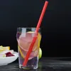 Drinking Straws Disposable Bubble Tea Thick Rainbow Drink Paper Straw For Bar Birthday Wedding Party Supplies RH03462
