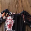 Kleidungsstücke Mode neue Sommermädchen -Outfits Baby -Mädchenanzug Blütenobert Spitzen und Streifen ausgestattete Hose Kinder Set Kid Designer Kleidung 306 K2