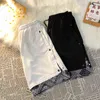 Stora mäns elastiska stickade shorts sommar shorts unix stor storlek 100% bomull kläder svart grå spandex svett shorts plus storlek G1209