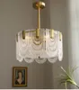 Moderno francese rotondo cristallo vetro led lampade a sospensione lampade di lusso ITALIA lampadari di rame postmoderno per soggiorno sala da pranzo restarant luci a sospensione illuminazione