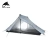 3F Ul Gear Lanshan 2 Pro 2 Osoba Outdoor Ultralight Namiot kempingowy 3 Sezon Professional 20D Nylon obu stron Silikon 220216