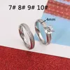 Bagues de mariage couleur or bague de gelée pour femmes hommes terne poli Couple promesse de fiançailles bijoux