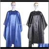 4Colors Pro Coiffure Wrap Robe Lavage Facile Tissu Barber Coiffeur Cheveux Protecteur Styling Outils Gm7Eh H7Y1A