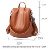 Aosbos Pu Leather Women Backpack Multifunctional School Backpacks for Teenager Girls 2020 Large Capacity Ladies Backpack Mochila Q0528