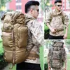 70L large Backpack Outdoor Sports Bag 3P Military Tactical Bags For Hiking Camping Climbing Waterproof Wear-resisting Nylon Bag Y0721