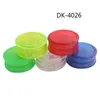 48pcs Herb Grinder with 3 layer Layers 60mm Smoking Accessories Plastic Tobacco Grinders for Smoke Pipes Acrylic In Stock