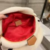 Tasarımcı Kadın Teddy Terry Fanny Göğüs Paket Çantası Fansa Paris Lüks Marka L Kambuk Peluş Baskılı Baskılı Crossbody Bel Çantaları Lady Monogramlar Desen Omuz Çantaları