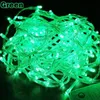 Kerstversiering 10M 100LEDs LED String Light AC220V AC110V 9 Kleuren Festoen Lampen Waterdicht Outdoor Garland Party Holiday