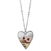 Pendant Necklaces High Quality Necklace Pretty Jewelry Sublimation Blanks Print Picture 10pcs/lot A0022