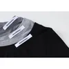 Streetwear Patchwork Collar Nero Manica lunga Crop T-shirt e maglietta Donna Harajuku Fashion Chic E-Girl Estetica Top 210515