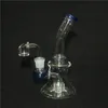 Glasbecher Dab Rig Bong Wasserpfeifen Heady Bongs Mini Wasserpfeife Dicke Bohrinseln Wachs Rauchen Wasserpfeife Schüssel Bubbler Rohre 4 mm Quarz Banger