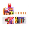 80 PCS Train Electric Domino Voiture Modèle Magical Set Automatique jeu Blocs de construction de voiture Empilement de voiture pour Kid Cadeau