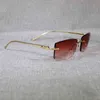 Vintage Leopard Rimls Sunglass Oval Sun Glass Metal Frame Shad Men for Summer Outdoor Clear Glass for Reading 166