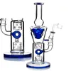 Glas Bong Ölbrenner Reifen Perc Schüssel Recycling Bubber Wasserpfeife Shisha Rigs Dab hochwertige 14,4 Innengewinde