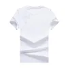 Famoso Mens High T Shirt Lettera Stampa Girocollo Manica corta Nero Bianco Moda Uomo Donna T-shirt di alta qualità # 66951