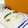 High Quality wholesale Stone Bangle stainless Bracelets Women Men Screw Screwdriver Bracelet Couple Jewelry Woman With original