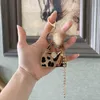 Keychains Fashion Hair Ball Key kettingen Gepersonaliseerde luipaard Print Handtasketen Vrouwen Prachtige tas Charms Accessoires Miri22