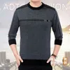 Mode varumärke tröja för mens pullovers tjock smal passform jumpers stickade ull höst koreanska stil casual mens kläder 211102
