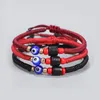 Hot Bracelet Hand Woven Diamond Knot Red Rope Eye Bracelet Creative Pull Copper Bead Hand Rope Female