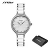 Elegancki Zegarek Moda Moda Kobiety Zegarki Panie Luksusowy Zegar Złoty Diamentowy Dropshipping Quartz Wristwatch