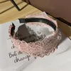 Wide Side Headband Lace Embroidery Hollow Out Hair Band With Non Slip Tooth Simple Summer Head Hoop4543049