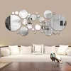 Wall Stickers 2632pcs Round Mirror 3D Sticker DIY TV Background Living Room Decor Bedroom Bathroom Home Decoration6632253