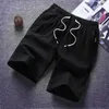 Treesolo Summer Shorts Men summer cotton and hemp shorts men's trend Korean loose leisure 5 pants 210713