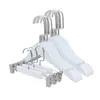 Sainwin 10pcs/lot White Baby Wood Hangers for Clothing Rack Children木製ハンガー210318