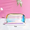 HBP ins wind Hyunya borsa per cosmetici borsa per cosmetici portatile di grande capacità impermeabile carina borsa per trucco portatile borsa con patta trasparente276z