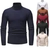 Men's Sweaters Sweater Pullover Men Male Brand Casual Slim Striped Knitted Hedging Turtleneck