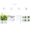 Planters POTS Desk Lamp Hydroponic Indoor Garden Kit smart multifunktion Växande LED för blommor frukt och grönsaksanläggning med 7226533