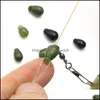 Sporty rybackie Outdoorsfishing Aessories 20 sztuk Szybka zmiana Koraliki Krip Mecz Tackle Hook Links Metoda Podajniki Drop Dostawa 2021 SDO2A