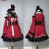 Anime VTuber Hololive Houshou Marine Cosplay Costume Cute Red Lolita Dress Female Activity Party Role Play Clothing Custom-Make Y0913