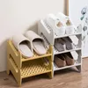 Szafa odzieżowa przechowywanie domowych plastikowych szafki na buty stałe stojaki nordycki minimalistyczny warstwowy