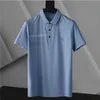 2021ss 100% coton polos pour hommes chemise 6 couleur pure polo broderie de précision artisanat Tb lettres chemises styles de rayures taille M-XXXLL48S