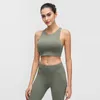 L-107 Yoga outfits sport bh hög nacke triangel ihålig vacker rygg samlad chockproof toppar sexig underkläder fitness dancing tank top kvinnor bh