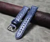 Handmade Crocodile strap Alligator Genuine Leather band thin man Belt Bracelets 16 18 19 20 21 22mm Watch accessories