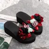 Sandali estivi 2021 pantofola con fiocco da donna infradito da esterno per interni scarpe da spiaggia moda femminile Casual pantofola a fiori regalo