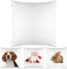 White Sublimation Blanks Linen Throw Pillow Case Cushion Cover Pillowcase for Sofa Vinyl Projects DIY Personalized Heat Press Prin3016558