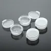 5G PP Round Clear Jars with Lids for Lip Balms, Creams, Make Up, Cosmetics, Samples, Ointments and other Beauty Products