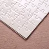 A5 Storlek DIY Sublimation Pussel Blank Pussel Jigsaw 80PCS Värmeutskrift Överföring Lokal Returgåva