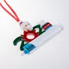 DHL Kwarantanin Spersonalizowany Boże Narodzenie 2021 Dekoracja DIY Wiszące Ornament Cute Snowman Wisiorek Dystansowy Społeczny Party Szybka Dostawa ABS