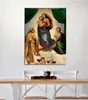 Den sixtinska Madonna Raphael målningsaffischen Skriv ut heminredning inramat eller unframed fotopapermaterial