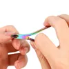 18 pcs nail clipper tesoura conjunto portátil colorido manicure pedicure