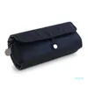 Makeup Bag Женская косметическая кисточка Организатор Travel Организатор Кисти Складки Инструменты Rolling Bags Водонепроницаемый Нейлоновый Чехол