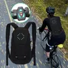 Mochila reflexiva de sacolas ao ar livre com controle remoto leve para o ciclismo noturno, com equipamento de bolsa de segurança esportiva LED LED